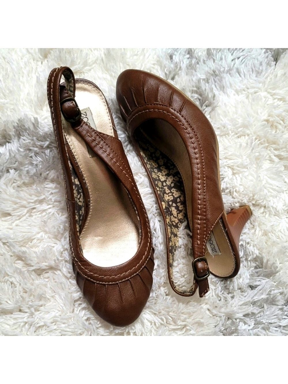 Zoe & Zac Slingback Shoes Size 7.5